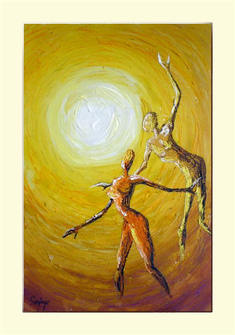 Abstract Painting Sun Dancers