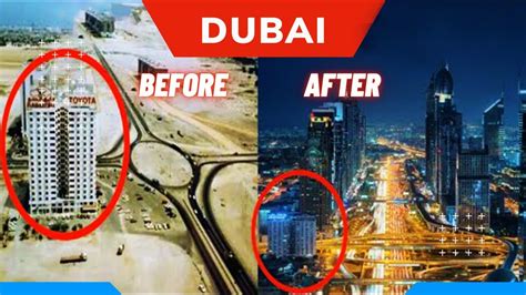 Dubai Before And After Dubai Evolution Dubai History Youtube
