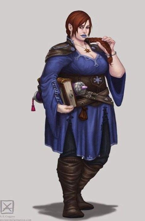 Curvy Elf Character Portraits Fantasy Heroes Female Characters