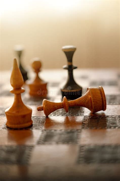 Loosing In Chess Game Give Up The King Concept Stock Image Image Of