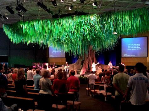 During which stage of mitosis does the nuclear envelope begin to disappear? Giant indoor tree. Stage Design. Gateway Baptist Church ...