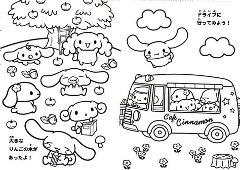 Dibujos De Sanrio Cinnamoroll Para Colorear Para Colorear Pintar E