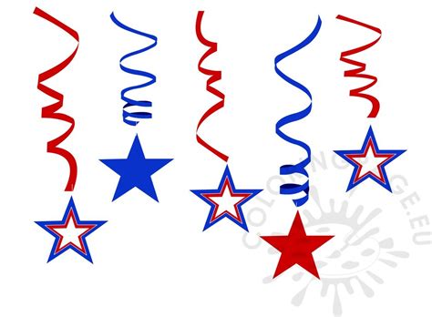 4th of july clipart stars. Patriotic stars Printable - Coloring Page