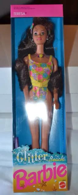 Vintage 1992 Mattel Teresa 12 Glitter Beach Barbie Doll 4499 Picclick
