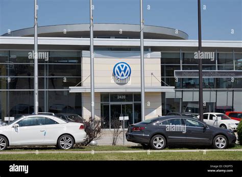Volkswagen Dealership Entrance Stock Photo Alamy