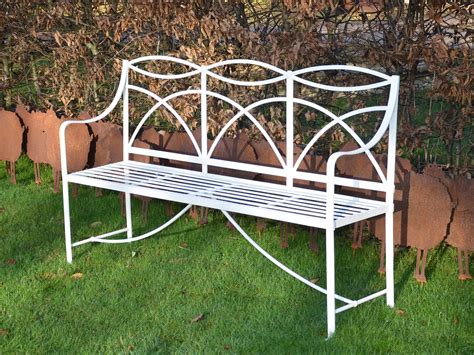 A Regency Wrought Iron Garden Bench Architectural Heritage