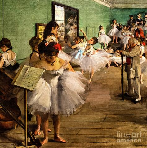 The Dance Class By Edgar Degas 1874 Painting By Edgar Degas