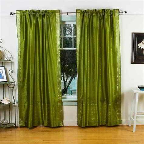 Olive Green Curtain Panels Home Design Ideas