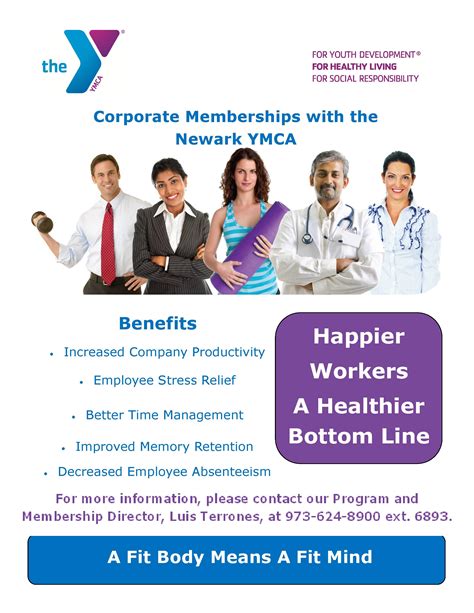 Corporate Membership Ymca Of Newark And Vicinity