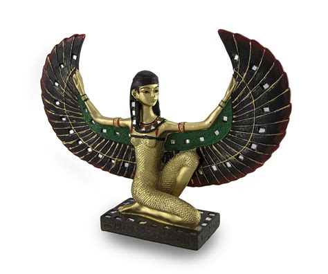Zeckos Winged Egyptian Goddess Statue Deity Mythology
