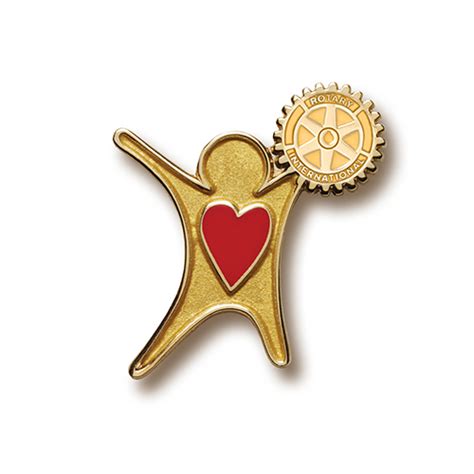 Rotary Lapel Pin Corporate Awards And Clothing Russell Hampton Company