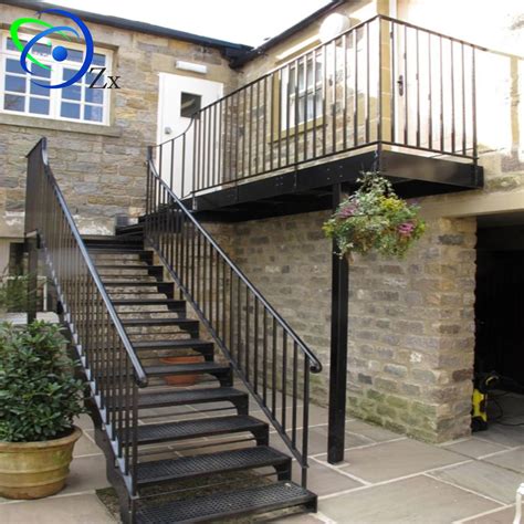 Outside Galvanized Steel Staircaseexterior Metal Stairs Outdoor