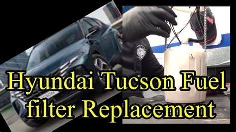 How To Replace A Fuel Filter For Hyundai Tucson Or Kona Youtube