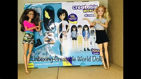 Unboxing Creatable World Doll Haul Youtube