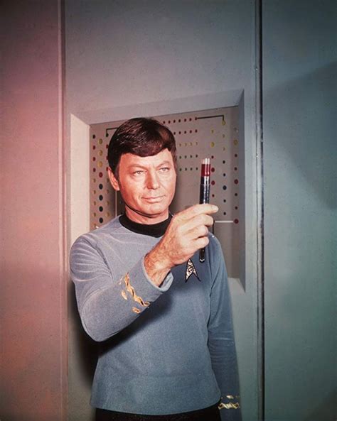 Deforest Kelley In Star Trek 1966 Star Trek 1966 Star Trek Tv