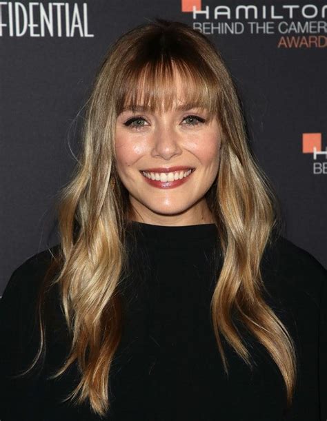 Elizabeth Olsen Just Got Bangs And Blonde Highlights And Youll Want To