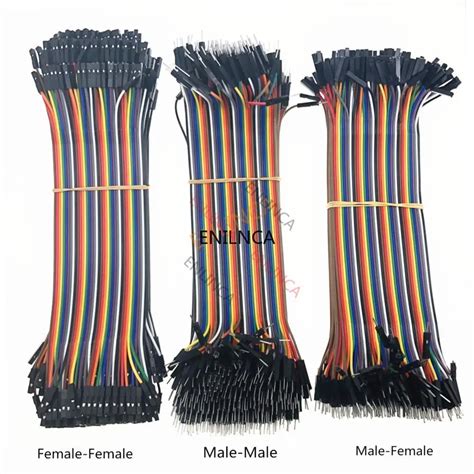 40 120pcs dupont line 10cm 20cm 30cm 40pin male to male male to female female to