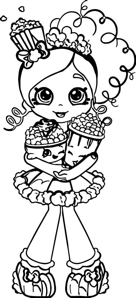 Shopkins are rather small, about two centimeters in size. Shopkin Coloring Pages Shopkin Coloring Pages Black and ...
