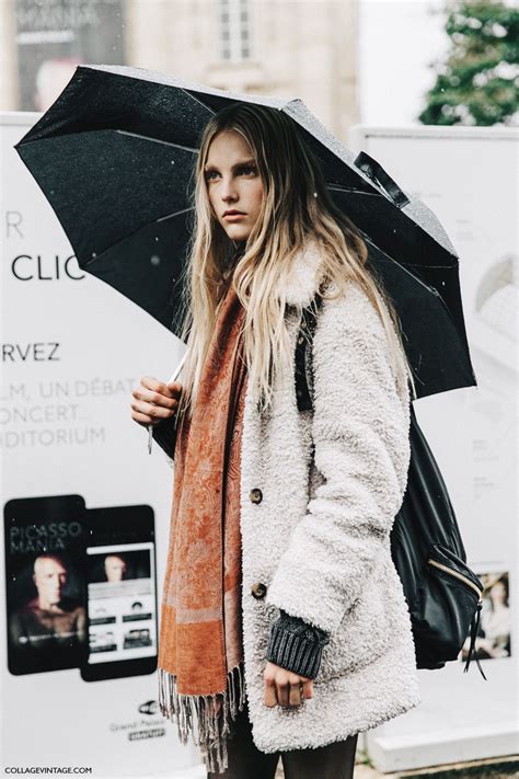 Paris Fashion Week Street Style 3 Collage Vintage