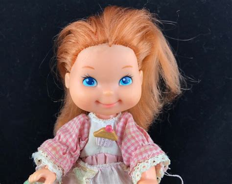 Vintage 1988 Mattel Cherry Merry Muffin Betty Berry Doll Wearing