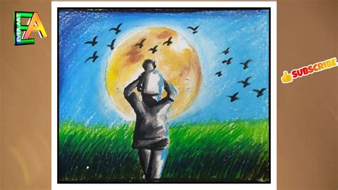 To turn oil pastels into paint all you need is a little oil, and the pastels magical blend and turn into paint. Father's day - father's day drawing with oil pastel colour ...