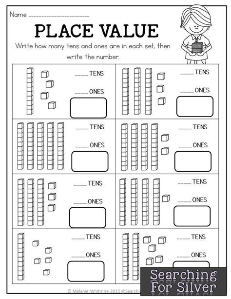 Tens And Ones Worksheet Grade 1 1st Grade Place Value Worksheets