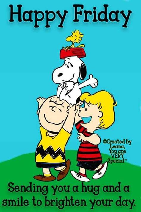 Pin By Melissa Schepartz On Snoopy Gang Happy Friday Charlie Brown