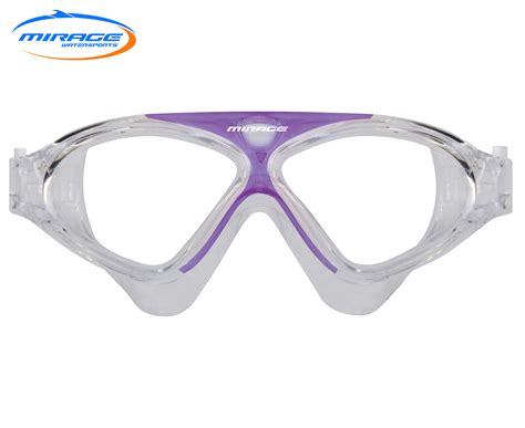Mirage Adult Lethal Swim Goggles Clearpurple Au