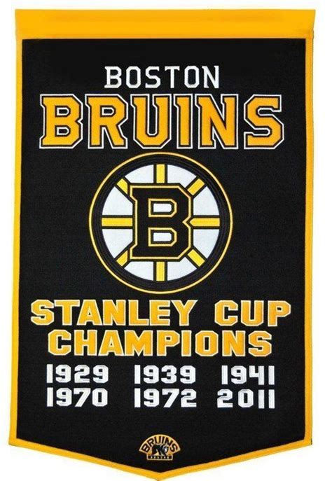 Boston Bruins Custom Nhl Flag Banner 3x5 Ft 90x150cm Free Logo Design