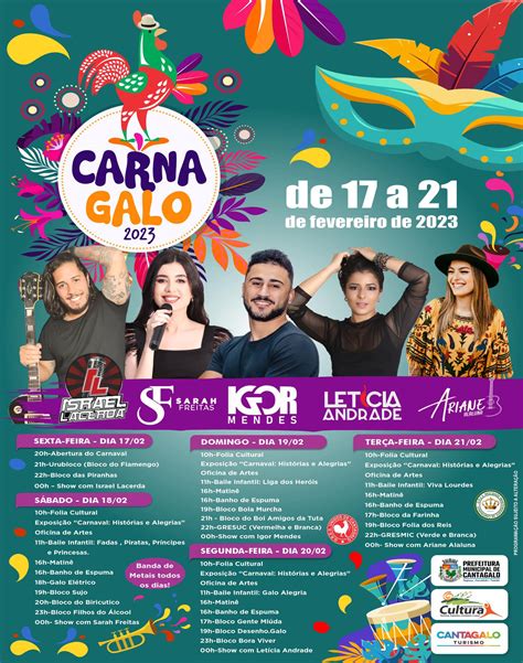 Carnaval 2023 Programação Do Carnaval De Cantagalo Caminhos Do Rio