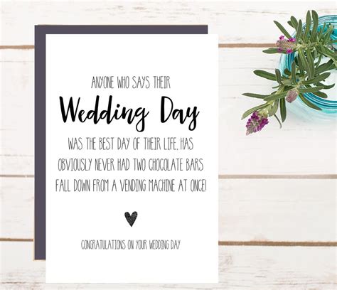 A wedding card message that's short and sweet works just fine: How to Write the Perfect Wedding Wishes the Couple will Love