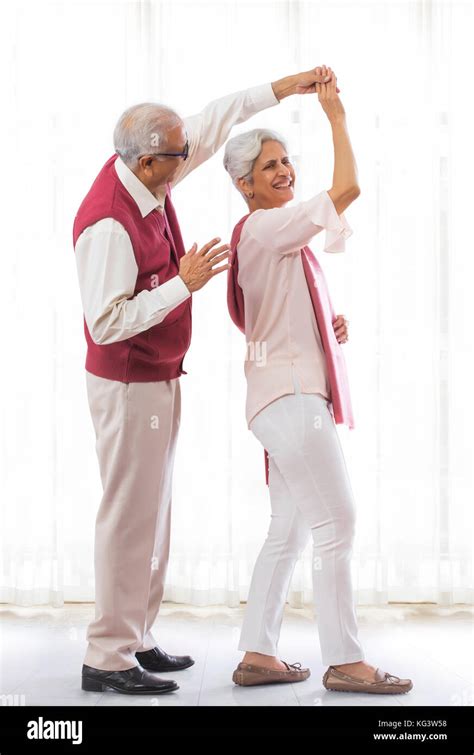Senior Couple Dancing Stock Photo Alamy