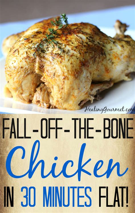 Season with italian seasoning, sea salt, and black pepper (or any other spices you like). Fall-Off-The-Bone Pressure Cooker Chicken (in 30 Minutes ...