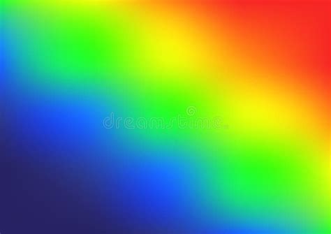 Bright Rainbow Colors Gradient Vector Stock Vector Illustration Of