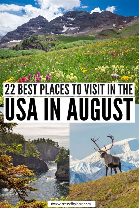 22 Best Places To Visit In The Usa In August Cool Places To Visit