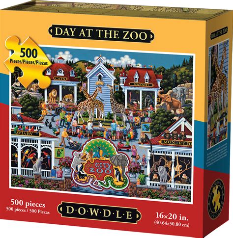 Dowdle Jigsaw Puzzle - Day at the Zoo - 500 Piece - Walmart.com - Walmart.com