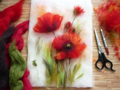 Risuem maki sherst ju 6 – Artofit | Blumen basteln, Filzblumen