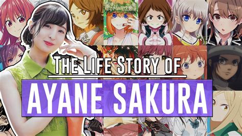 the life story of ayane sakura the voice behind uraraka yotsuba and iroha youtube