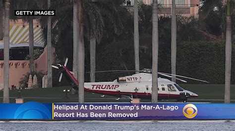 Helipad At Trumps Mar A Lago Demolished Youtube