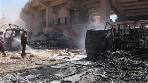 At Least Nine Killed After Massive Blast Rocks Nw Syria Cgtn