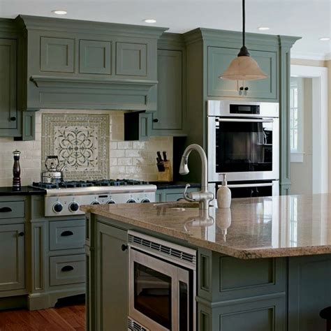 You can match them with dark flooring, a dark accent wall or a dark countertop. 32+ most popular kitchen cabinet paint color ideas 00024 ...
