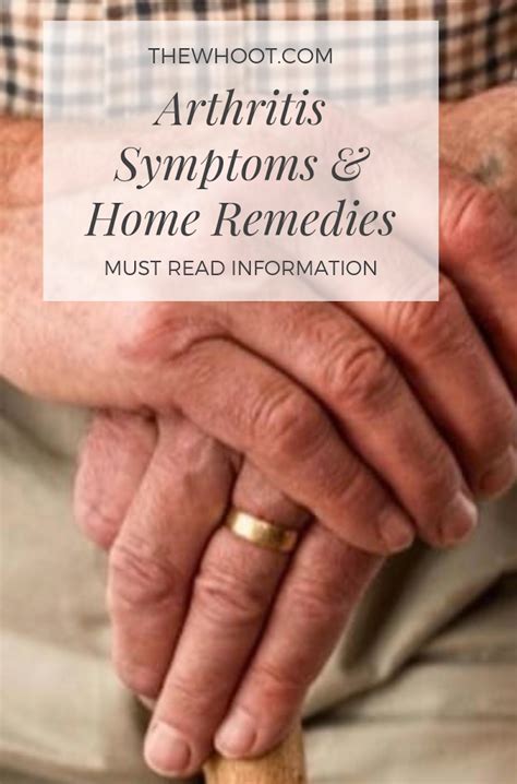 Arthritis Home Remedies Early Symptoms Best Tips In 2020 Home