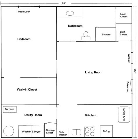 The suite exists as a separate yet attached unit to the main home floor plan, with the specific layout depending on the design for the rest of the building. house addition plans in law suites : Spotlats