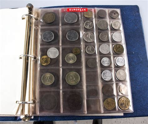 Collection Book Of Assorted Coins