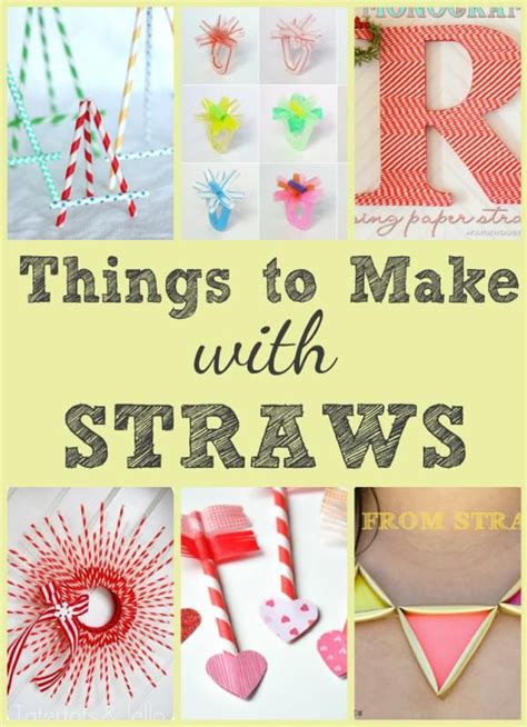 Things To Make With Straws Straw Crafts Drinking Straw Crafts Paper