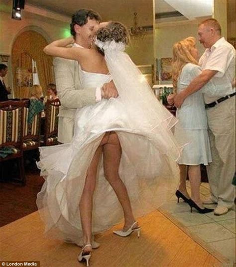 Disastrous Wedding Snaps That Include A Brides Bare Backside Daily