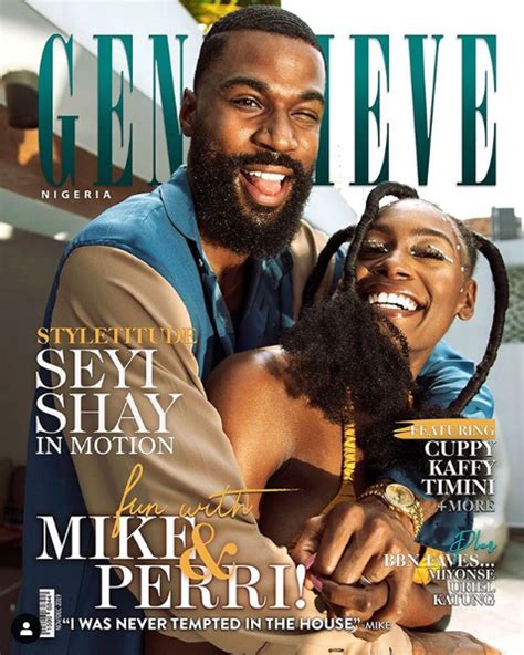 TV Star Mike Edwards And His Wife Perri Shakes Cover Genevieve Magazine December Issue Photo