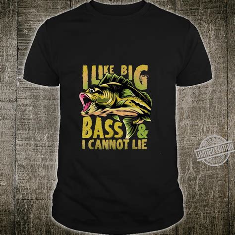 Funny Bass Fishing Fisherman Love To Fish Shirt
