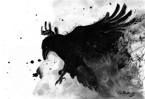 Raven By Doodlewithgluegun On Deviantart