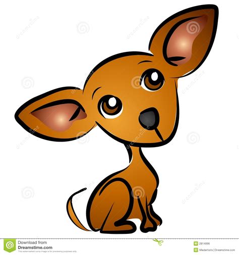 Cartoon Chihuahua Dog Clip Art Royalty Free Stock Image